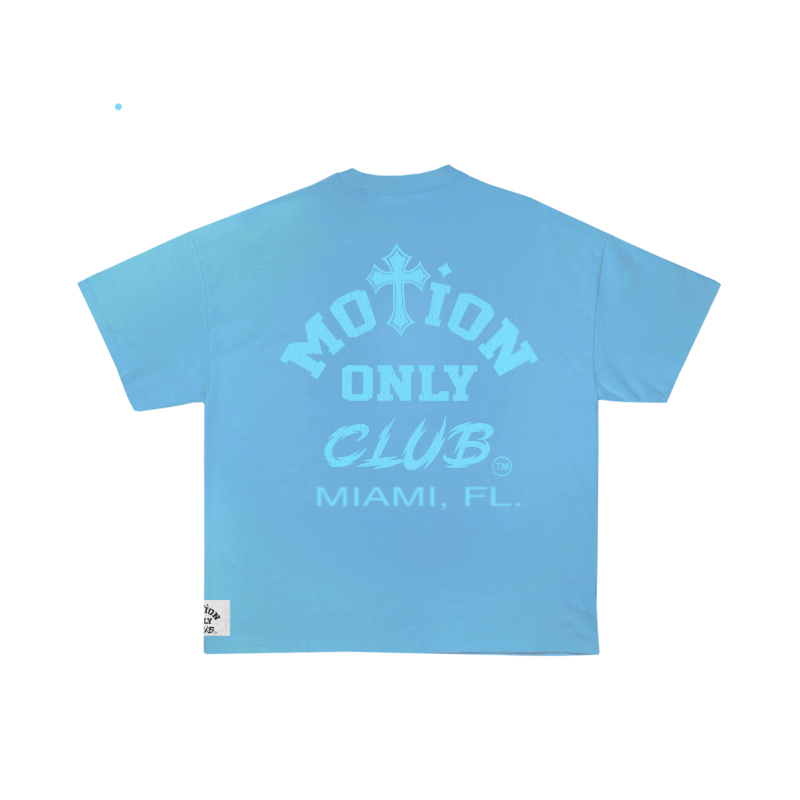 Motion Only Club. Blue Sleeveless Tee