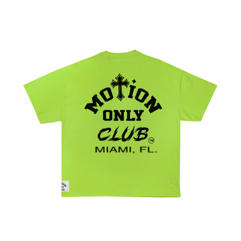 Motion Only Club. Green Sleeveless Tee
